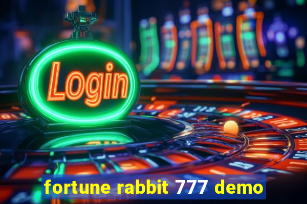 fortune rabbit 777 demo